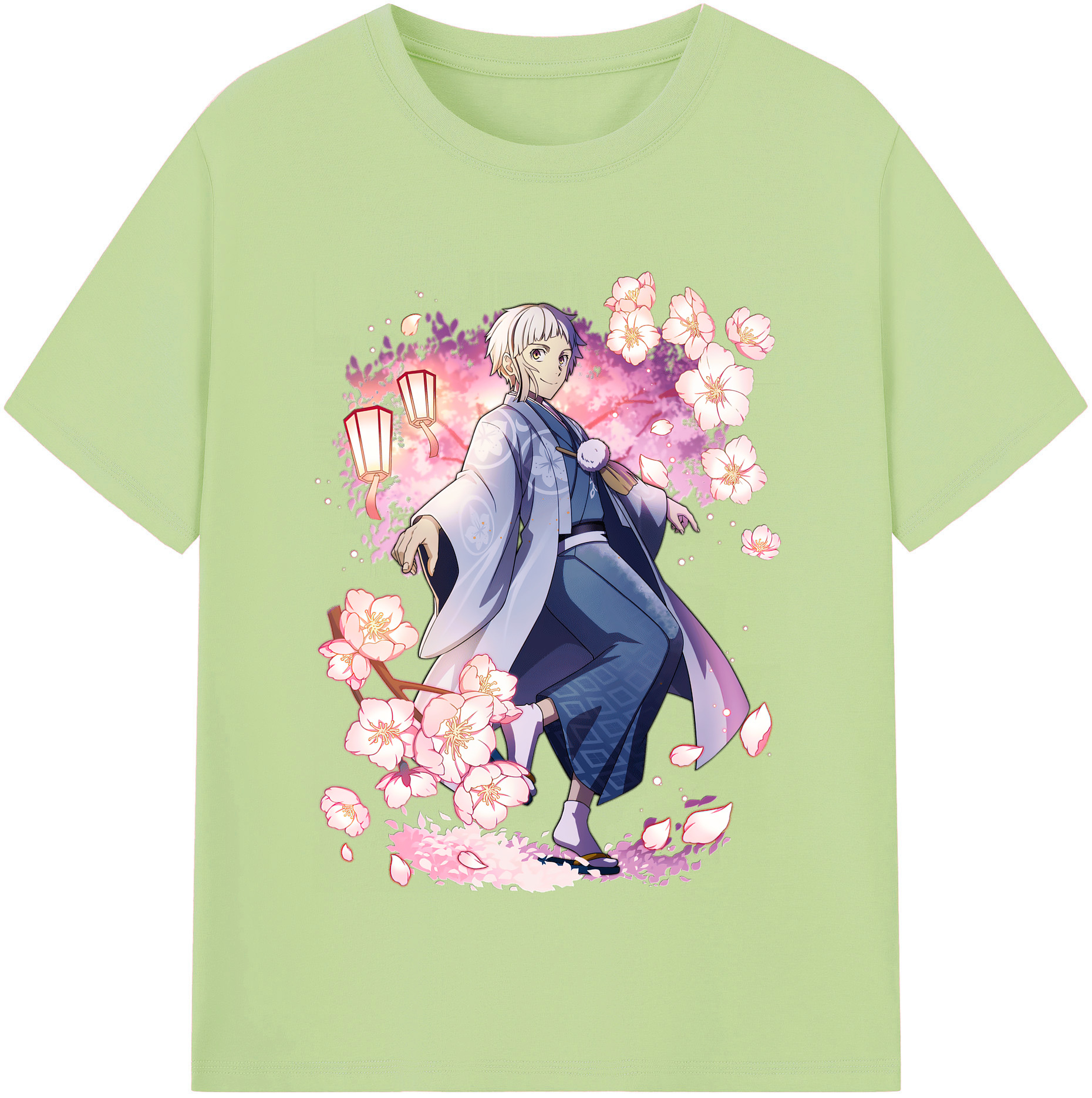 （画像用） 文豪ストレイドッグス Bungo Stray Dogs 綿100％半袖Tシャツ（フロントプリント）
